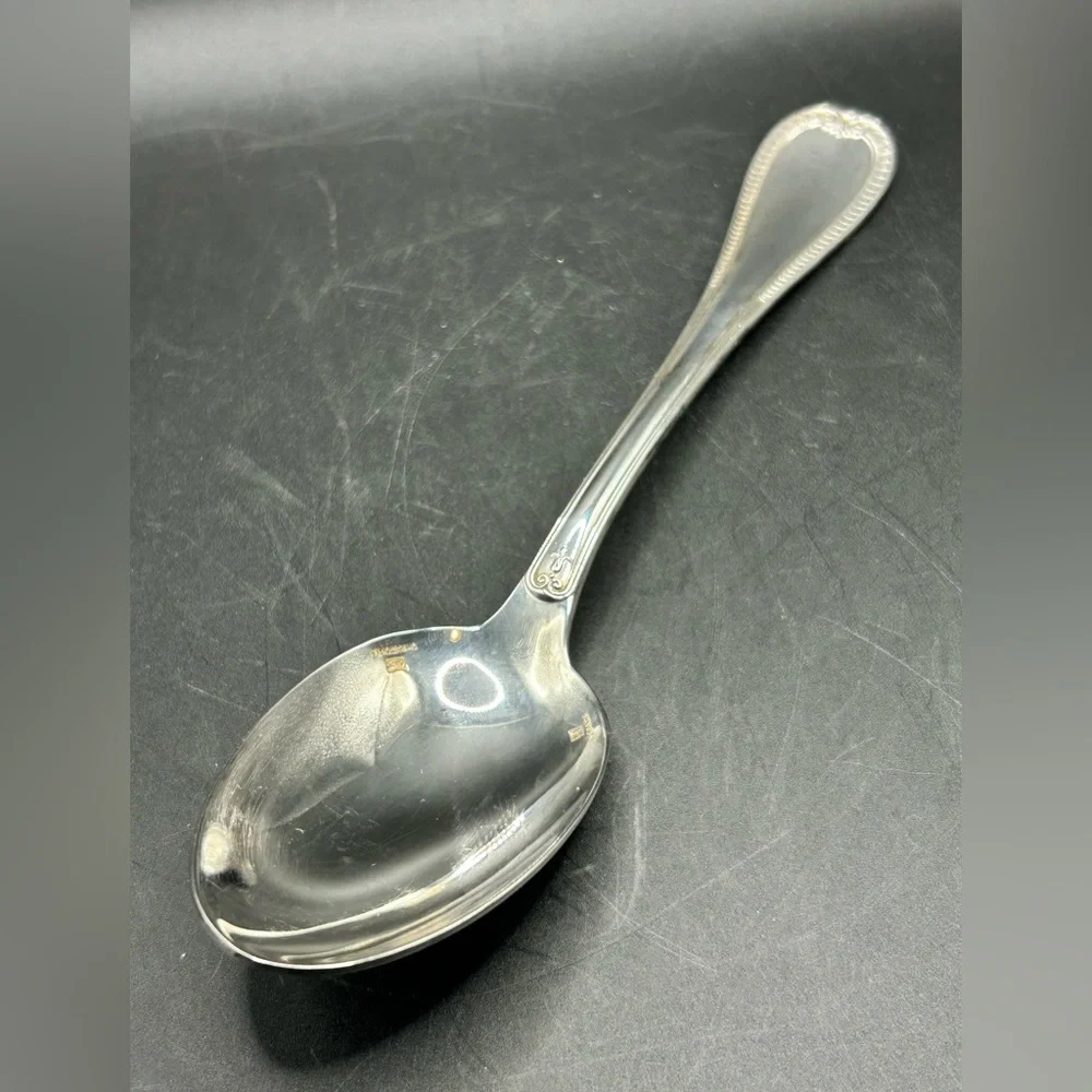 Christofle France Malmaison Vintage Silver Plated Spoon, French Flatware